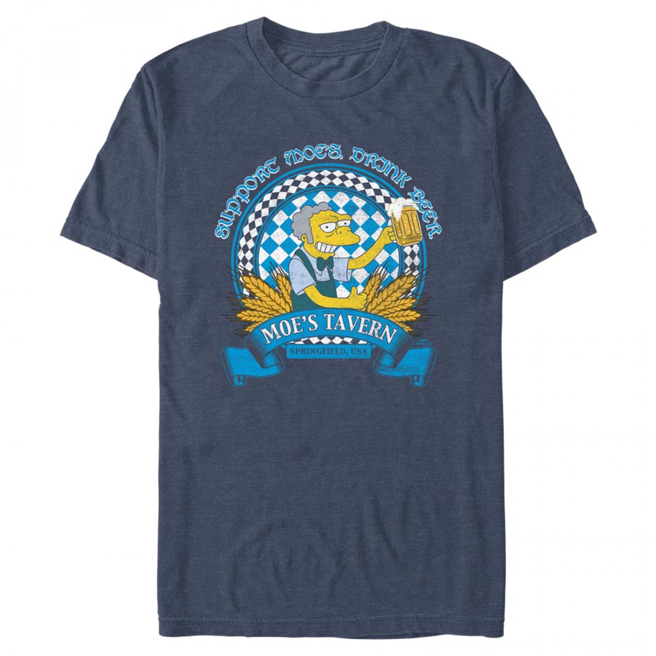 The Simpsons Duff Oktoberfest Navy Colorway T-Shirt